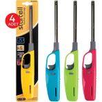 Starcell 4lü Set Mutfak Ocak Çakmağı Uzun Çok Renkli Güvenli Kullanım İçin K-2954