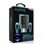 Starefsane 25 Watt Type-C To Type-C Pd Şarj Aleti Seti Başlık Usb C Başlık + 1 Mt. Type C Kablolu
