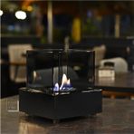 Starfire Elegence - Masaüstü Bioethanol Şömine (Siyah) - Altın