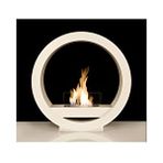 Starfire Round Design Bio Ethanol Beyaz Şömine