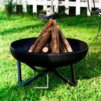 Starfire Rustic Siyah Bahçe Şöminesi