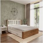 Stark Atlantik 2 Çekmeceli Kolay Kurulum Karyola - Kahverengi - 180 x 200 cm