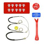 Starklips BMW 5 serisi E39 1995-2004 51338236859-60 Sol ve Sağ Ön Cam Kriko Tamir Seti (10 Klips)