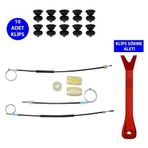 Starklips Cam Kriko Tamir Seti Sol Ön Seat Leon 2 2006-2012 (Klips + Aparatlı) 1P0837461A