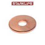 Starklips Celik Pul M6X15X1,5mm Bakir Kaplama 10 Adet