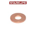 Starklips Celik Pul M6X21X1,5mm Bakir Kaplama 10 Adet