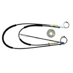 Starklips Mini R50-R53 Cooper 116HP 2001-2006 51337162163 Sol Ön Cam Kriko Tamir Seti