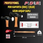 Starklips PDR Kaporta Çekiç ( Çelik) Uzun Ahşap Sap