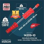 Starklips Pdr Kaporta Göçük Düzeltme Tokmağı Uzun Kısa Ayarlı Mil Plastik Uç Starklips 1,320KG K.40 U.46 cm