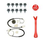 Starklips Renault Scenic 1 1996-2003 7700838591 Sağ Ön Cam Kriko Tamir Seti 10 Klips