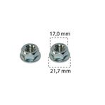 Starklips Somun Kendinden Pullu Çelik Çinko Kaplama M10x22x11mm 17 Anahtar 7129904865 BMW Ford N621942 10 Adet