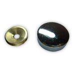Starklips Vida Kapağı Zamak Krom Kaplı Çap:20Mm 10 Adet