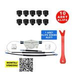 Starklips VW Golf 4 Bora 1998-2005 Sağ Ön Cam Kriko Tamir Seti Plastik Ayaklı Sarmalı 1J4837462