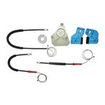 Starklips VW Polo 4 9N 2/3 Kapı ve 4/5 Kapı 2002-2009 6Q4837755 büyük ayaklı Sağ Ön Cam Kriko Tamir Seti 4/5D