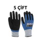 Starline 5 Çift Kesilmez Eldiven E-135625 Nitril Köpük Starline 4X43C 9 Numara