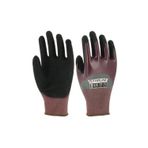 Starline E-151600 Köpük Nitril Kaplamalı İş Eldiveni Dayanıklı Kaymaz Tutuşlu Polyester Astar