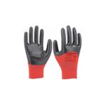 Starline E-45-Ks Nitril Eldiven Kırmızı Siyah Beden:9 (6'lı Paket)