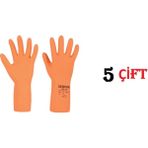 Starline Kimyasal Nitril Eldiven Starline Stl-55 (10-10,5 Numara) x 5 Adet - XL - 2XL - Turuncu