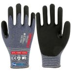 Starline STL-1009 Sft Köpük Nitril Eldiven 4X42C Kesilmez (P) (K) - Gri - Siyah - 7