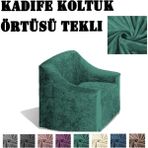 StarMall Kadife Koltuk ,kanepe,çekyat Örtüsü,koltuk Kılıfı Tekli - Yeşil - 80 x 120 cm