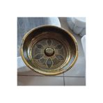 STARMARBLE Antik Kaplama Osmanlı Hamam Tası - Pirinç