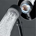 Starnewstore Rom 5 Fonksiyonlu Duş Başlığı - Turbo Fan Duş Başlığı - Siyah Romshp 1067323 Siyah