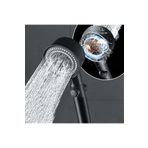 starnewstore Rom 5 Fonksiyonlu Duş Başlığı - Turbo Fan Duş Başlığı - Siyah Romshp 1067323