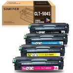 Starover CLT-504S Uyumlu Toner Kartuşu Değiştirme Samsung CLT-P504C için Xpress C1860FW C1810W CLX-4195N CLX-4195FN CLX-4195FN CLX-4195FW CLP-415NW CLP-415NW (K504S C504S M504S M504S Y504S Y504S Y504S, 4'lü Paket)