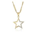 Stars Rime Altın Kolye