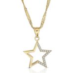 Stars Rime Altın Kolye