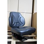 STARSEAT Traktör Koltuğu, Siyah Suni Deri - Traktör Sürücü Koltuğu Yükseklik Ayarlı, Yaylı Ve Amortisörlü