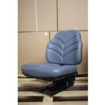 STARSEAT Traktör Koltuğu,Grı Suni Deri - Traktör Sürücü Koltuğu Yükseklik Ayarlı, Yaylı Ve Amortisörlü
