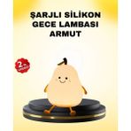 Starseven Dekoratif Armut LED Lamba Renk Ayarlı Şarj Edilebilir