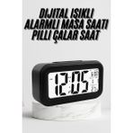 Starseven Dijital Masa Saati Termometre Takvim LED Ekran Pilli Ev Ofis Masası