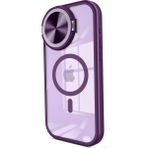 Starseven Iphone 15 Kılıf Teleskop Lens Magsafe Silikon Kapak - Derin Mor