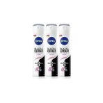 Starseven Kadın Sprey Deodorant Black&white Invisible 150ML, 72 Saat Anti-Perspirant Koruma, X3 - Seçenek