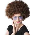 Starseven Kahve Renk Kıvırcık Afro Bonus Peruk