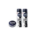 Starseven Men Erkek Sprey Deodorant Black&amp;white Invisible 150ML X2 Adet Men Erkek Bakım Kremi - Seçenek
