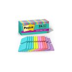 Starseven Post-It Süper Yapışkan Notlar, 24 Not Defteri, 3x3 Inç, 2 x Yapıştırma Gücü, Okul Malzemeleri Of - Ölçü - Tipi