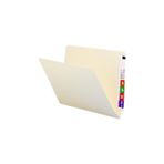 Starseven SMEAD%100 Geri Dönüşümlü Uç Sekmesi Dosya Klasörü, Shelf-Master® Güçlendirilmiş Düz Kesim Tab, Mekt - Ölçü - Tipi