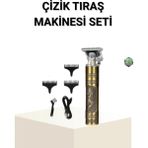 Starseven T Bıçaklı Profesyonel Çizik Tıraş Makinesi Seti – 120 Dakika Kullanım, Şarjlı & Kablolu - Seçenek