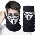 Starseven Vendetta Maskesi Desenli Baf Bandana – Çok Amaçlı Yüz Boyunluk Bandana 4 No