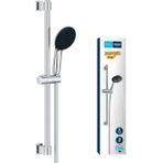 Start 110 Sürgülü Duş Seti, 110MM Yuvarlak 2 Akışlı El Duşu, 600MM Sürgülü Ray, 1750MM Duş Hortumu, - Standart