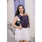 Start Kanguru - Gece Sefası (DİŞ PEDİ HEDİYELİ AYARLANABİLİR ERGONOMİK KANGURU)%100 Dokuma Kumaş