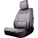 Startcar Bmw 3 Serisi 323 Uyumlu Deri Oto Koltuk Kılıfı Ön Arka Set Füme Atlas Model Sc
