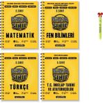 Startfen Yayınları Lgs 8.sınıf Bizim Sınıf Matematik Fen Bilimleri Türkçe ve Inkılap Defter