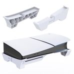 STARTRC GAMES PS5 Slim Konsol için Yatay Stand, Playstation 5 Slim Disk ve Digital Edition ile Uyumlu Taban Standı Aksesuarları