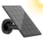 StartVision Şarj Edilebilir Pilli Dış Mekan Kamerası için Güneş Paneli, 10 ft USB Kablolu Su Geçirmez Güneş Paneli, Dış Mekan Güvenlik Kamerası için Sürekli Güç, 5 V 3,5 W Mikro USB Bağlantı Noktası