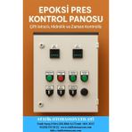 Statik Otomasyon ST-PIK02 Endüstriyel Hidrolik Pres ve Isıtıcı Kontrol Ünitesi - Açık Gri