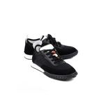 Stato Norex Siyah Kadın Sneaker Nefes Alabilen Vegan Kumaş, Hafif Ve Rahat Günlük Ayakkabı